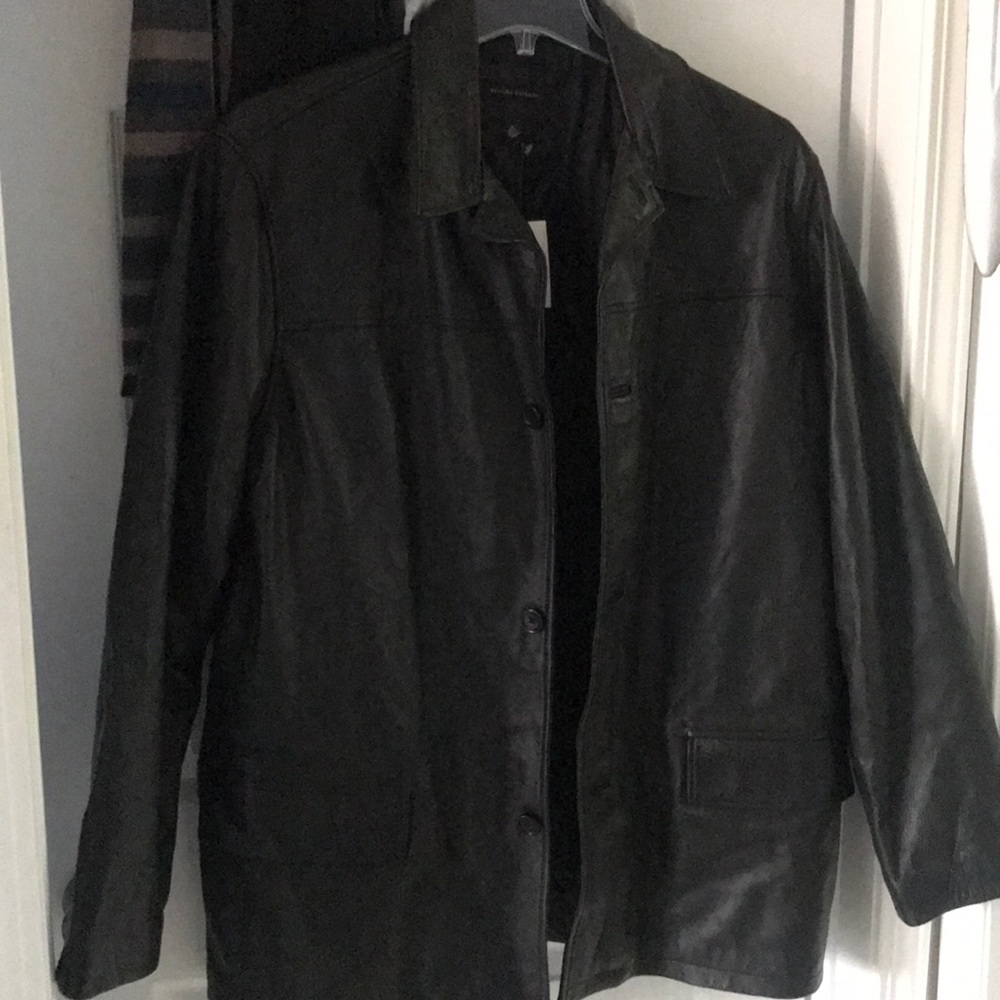 Leather Banana Republic jacket